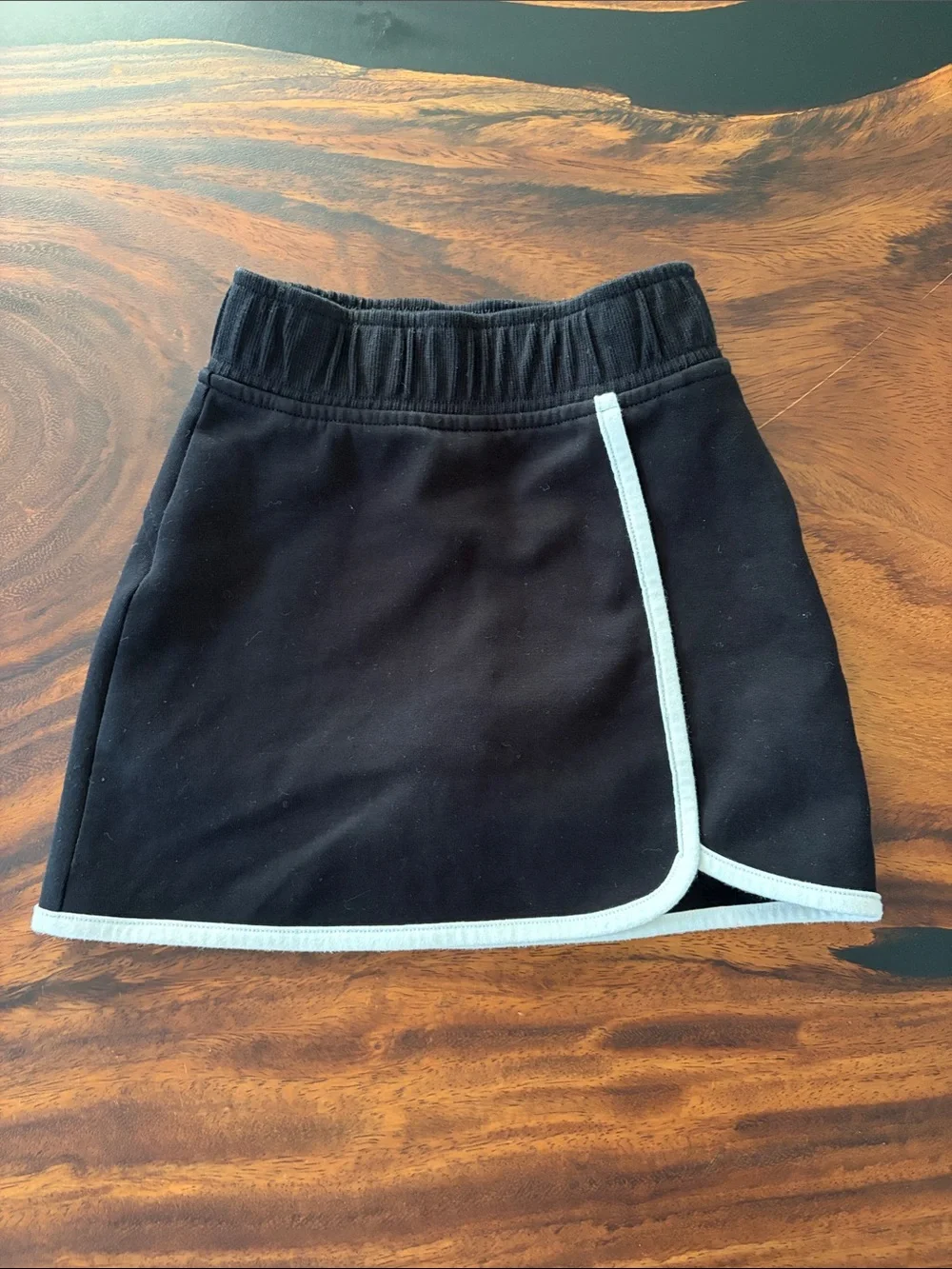 Old Navy Black Skort with White Trim